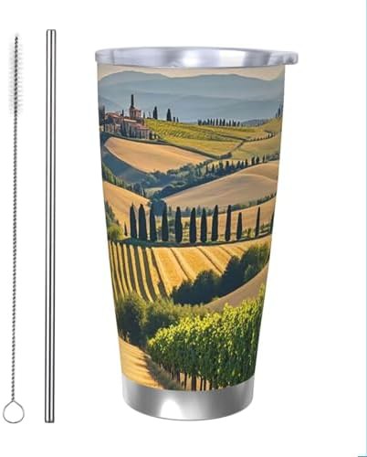 Italy tuscan stainless steel vacuum coffee tumbler