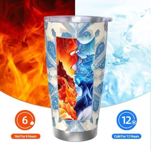 Christmas snowflake stainless steel vacuum tumbler — photo 3
