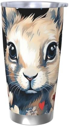 Big Eyed Rabbit stainless steel vacuum tumbler