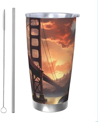 Bridge stainless steel vacuum tumbler