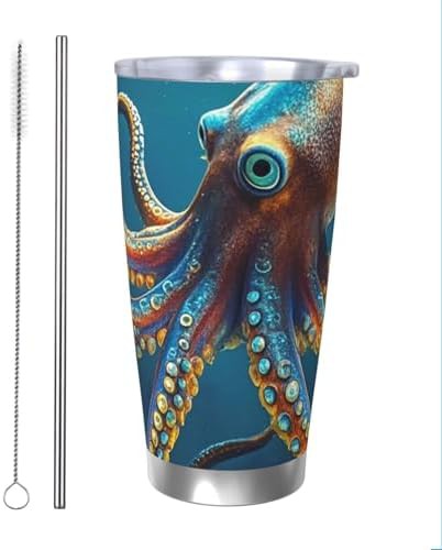 Giant Octopus stainless steel vacuum tumbler