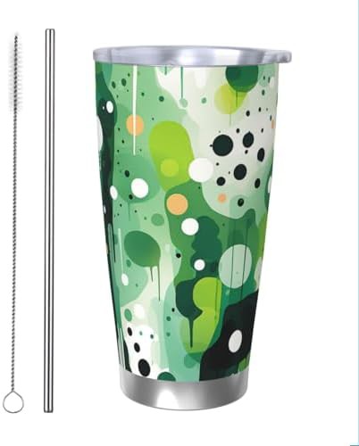 Irregular pattern stainless steel vacuum tumbler