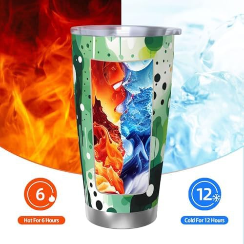Irregular pattern stainless steel vacuum tumbler — photo 4