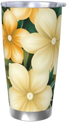 Green stripes stainless steel vacuum tumbler