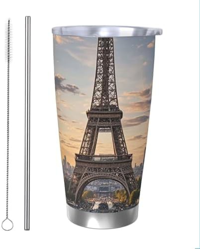 French Paris Tour Eiffel Tower stainless tumbler