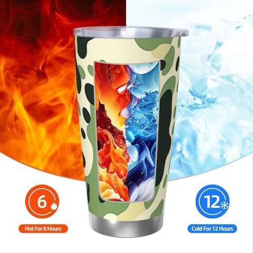 HQaxsfQxnr 20 oz Tumbler Stainless Steel Vacuum Coffee Tumbler with — photo 3