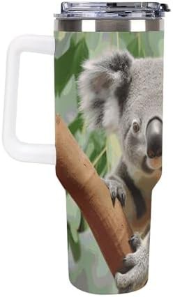 White koala 40 oz insulated tumbler — photo 4