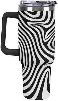 Black Vacuum Tumbler with Whirlpool Illusion — photo 4