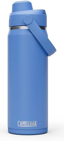 Thrive chug stainless steel water bottle 20oz blue
