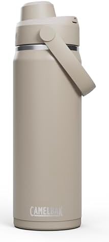 Thrive chug stainless steel water bottle 20oz stone