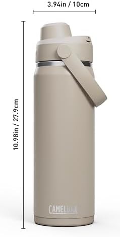 Thrive chug stainless steel water bottle 20oz stone — photo 4