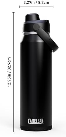 Black stainless steel chug bottle 32 oz — photo 4