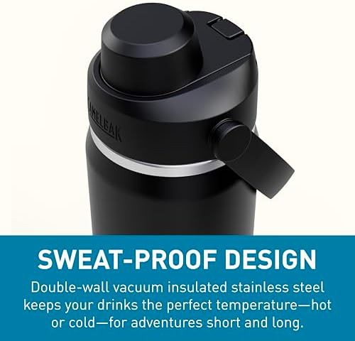 Thrive chug stainless steel water bottle 20oz black — photo 5