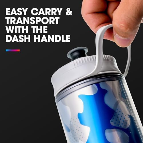 Polar sport insulated water bottle 24oz blue — photo 5