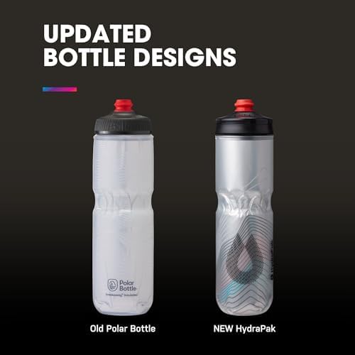 Polar surge insulated bike water bottle 20oz yellow — photo 3