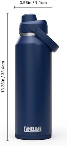 Thrive chug stainless steel water bottle 40oz navy — photo 4