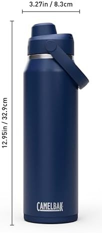 Thrive chug stainless steel water bottle 32oz navy — photo 4