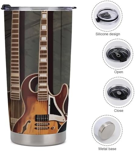 Guitars art stainless 20 oz tumbler — photo 5