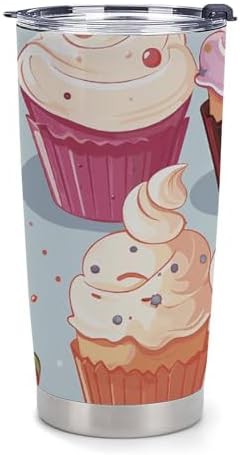 Delicious cupcakes pattern 20 oz tumbler