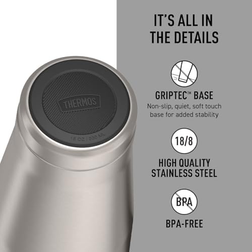 Matte stainless slide lock travel mug 18oz — photo 5