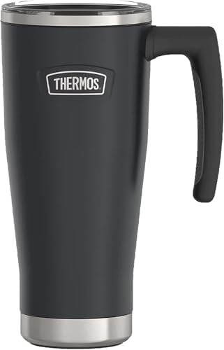Granite slide lock stainless steel mug 18oz