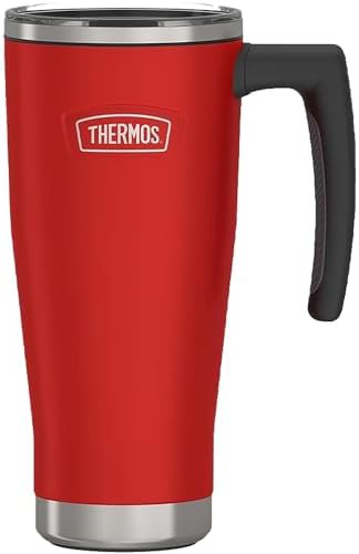 Crimson slide lock stainless steel mug 18oz