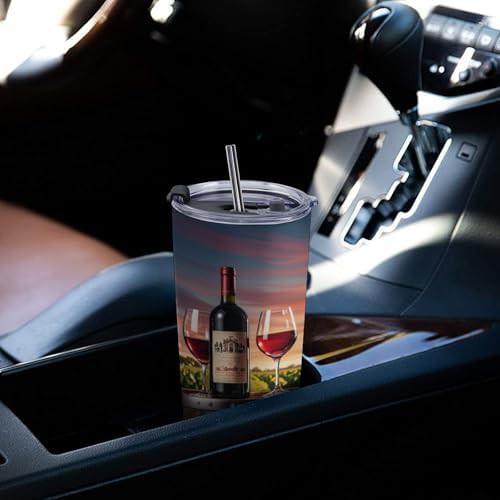 Wooden wine barrel 20 oz insulated tumbler — photo 5