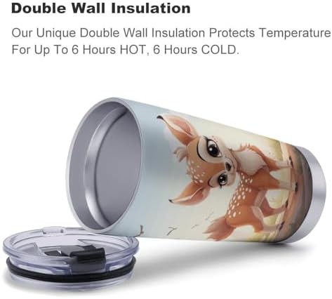 Lovely deer 20 oz stainless steel tumbler — photo 4