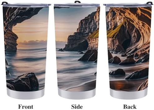 Sea theme 20 oz stainless steel tumbler — photo 3