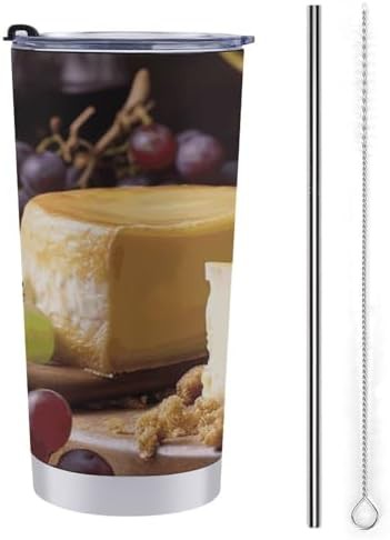 Wine cheese cake grapes 20 oz tumbler