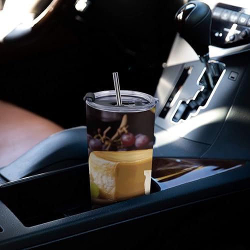 Wine cheese cake grapes 20 oz tumbler — photo 5
