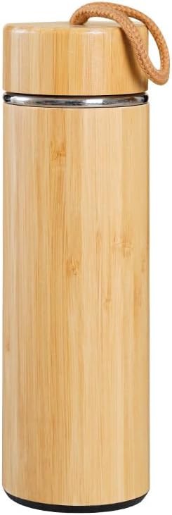 Sccfmm 16 oz bamboo water bottle with handle — photo 3