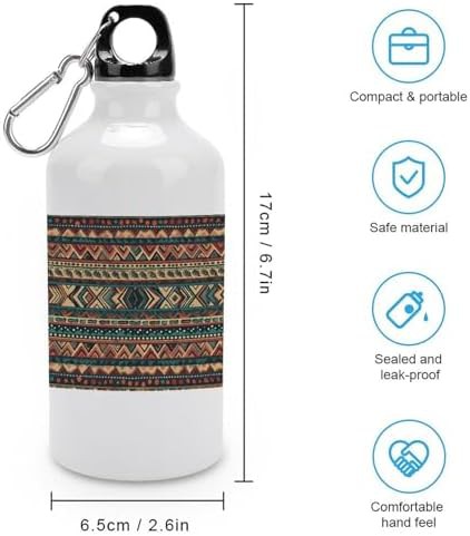 400ml Aluminum Sports Water Bottle Native American Printed Large — photo 2