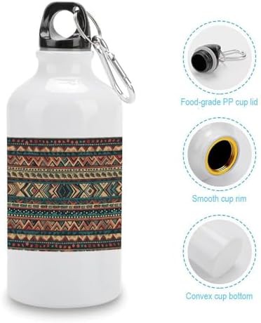400ml Aluminum Sports Water Bottle Native American Printed Large — photo 5