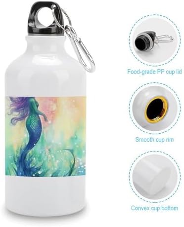 400ml Aluminum Sports Water Bottle Beautiful Mermaid Tail Printed aluminum-400ml-sports-water-tail — photo 5