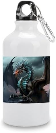400ml Aluminum Sports Water Bottle Cool Dragon Printed Large
