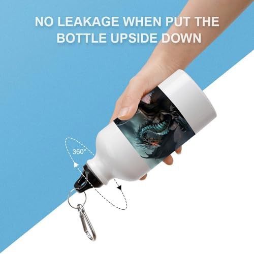 400ml Aluminum Sports Water Bottle Cool Dragon Printed Large — photo 3
