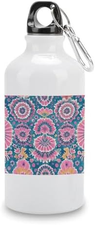 400ml Aluminum Sports Water Bottle Tie Dye Printed Printed Large