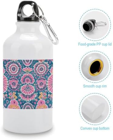 400ml Aluminum Sports Water Bottle Tie Dye Printed Printed Large — photo 5
