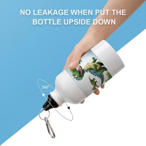 400ml Aluminum Sports Water Bottle Cartoon Dinosaur Images Printed aluminum-400ml-sports-water-images — photo 3