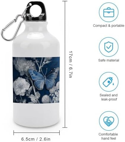 400ml Aluminum Sports Water Bottle Peaceful Countryside Printed — photo 2
