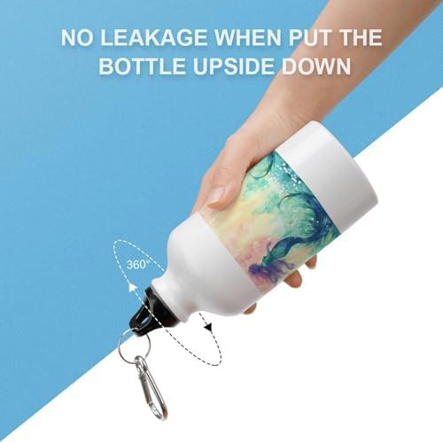400ml Aluminum Sports Water Bottle Beautiful Mermaid Tail Printed — photo 3