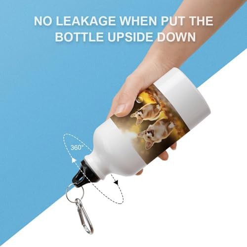 400ml Aluminum Sports Water Bottle Cute Corgi Dog Printed Large — photo 3
