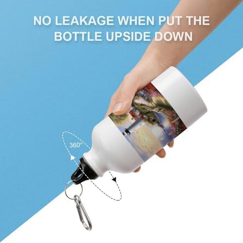 400ml Aluminum Sports Water Bottle Lighthouse Diamond Painting — photo 3