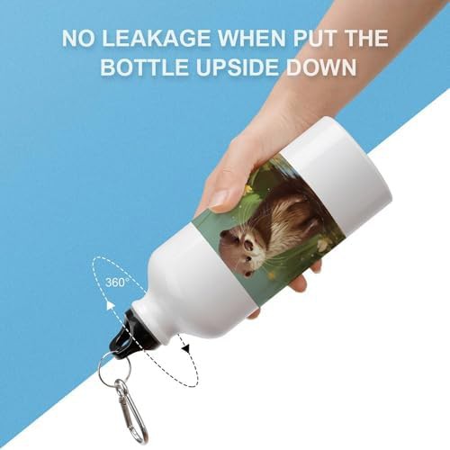 600ml Aluminum Sports Water Bottle Cute Otter Printed Large — photo 3