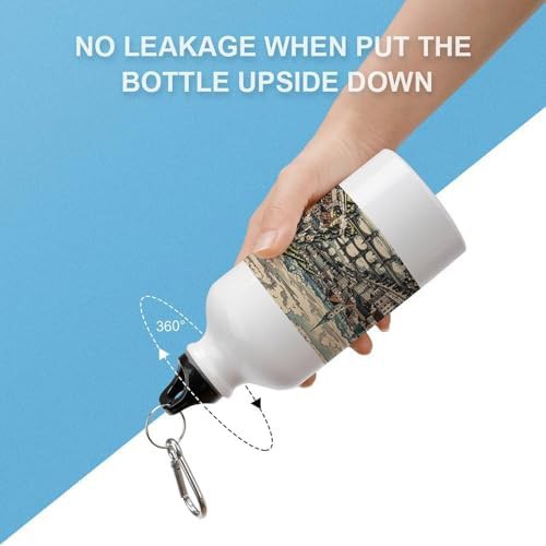 400ml Aluminum Sports Water Bottle Salzburg Region Printed Large — photo 3