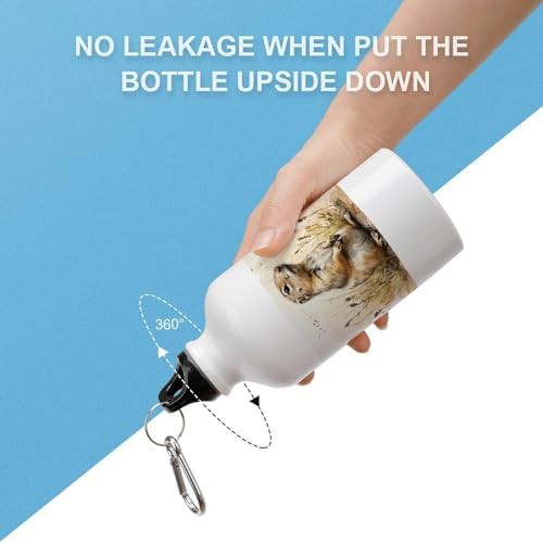 400ml Aluminum Sports Water Bottle Gopher And Grass Printed Large — photo 3