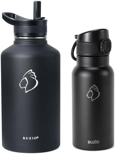 Insulated Water Bottle and Kids Bottle Set