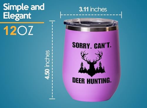 Smart people pink deer wine tumbler — photo 5