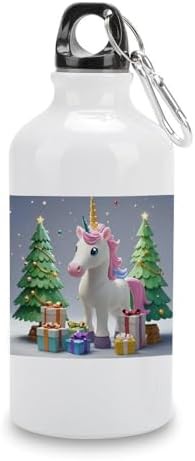 400ml Aluminum Sports Water Bottle Horse Jewelry Printed Large